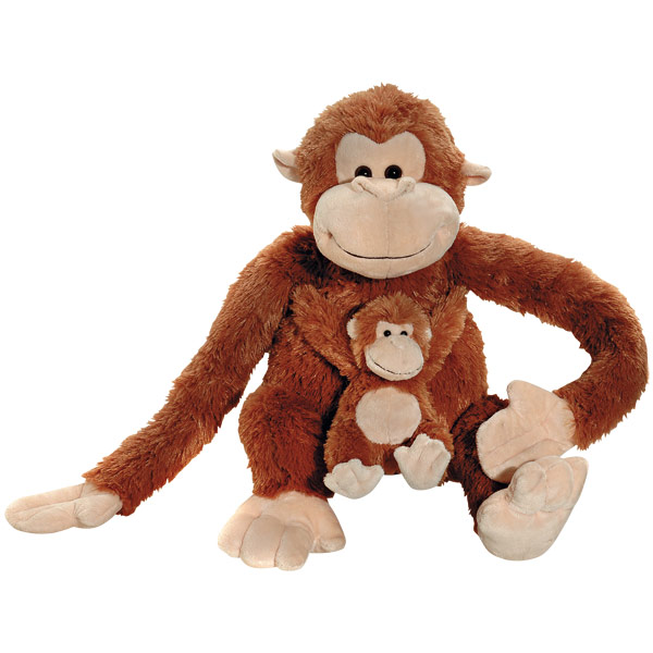 peluche singe interactif